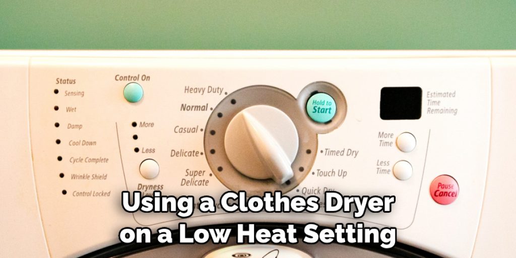 Using a Clothes Dryer on a Low Heat Setting