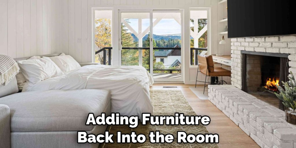 Adding Furniture Back Into the Room