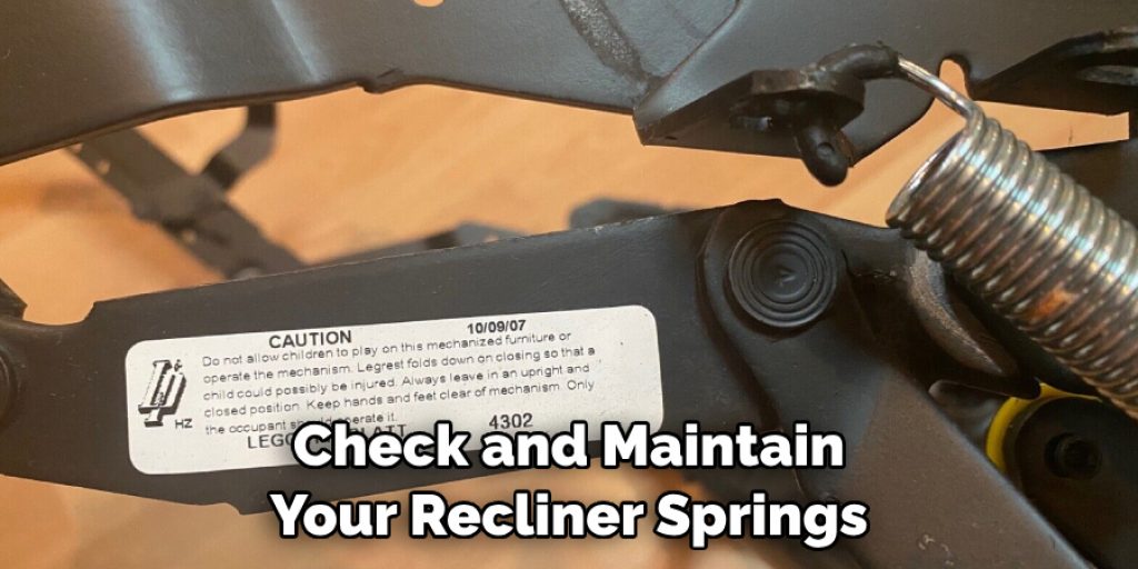 Check and Maintain Your Recliner Springs
