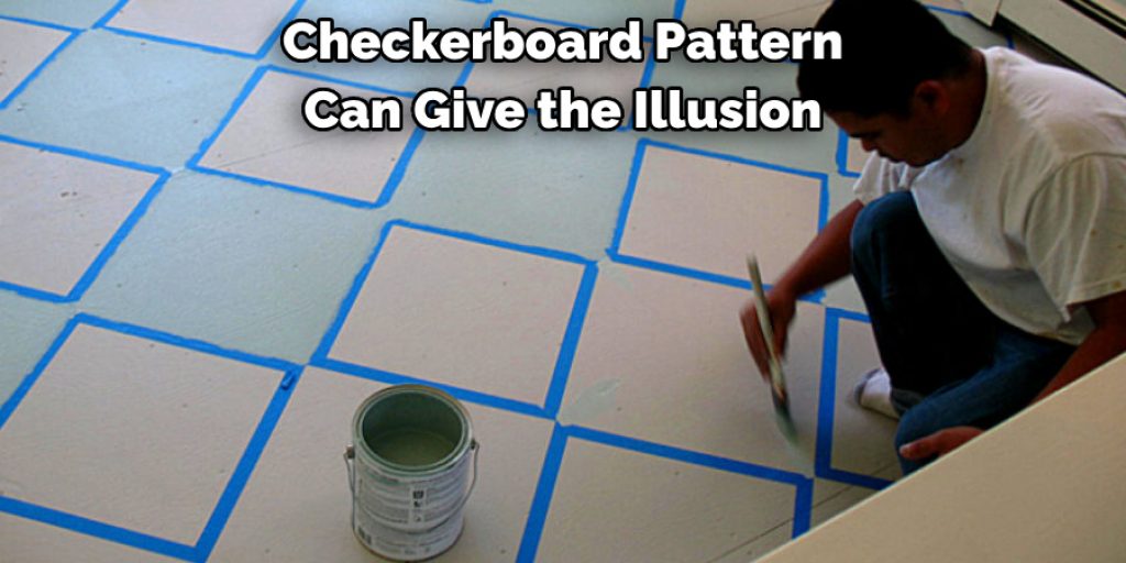 Checkerboard Pattern Can Give the Illusion