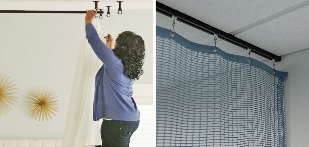 How to Hang Curtains From Drop Ceiling