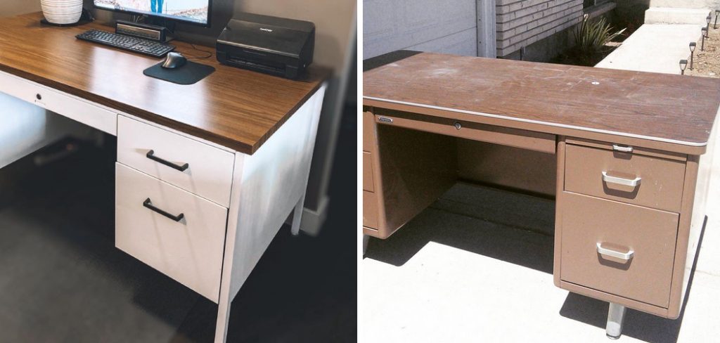 How to Paint a Metal Desk
