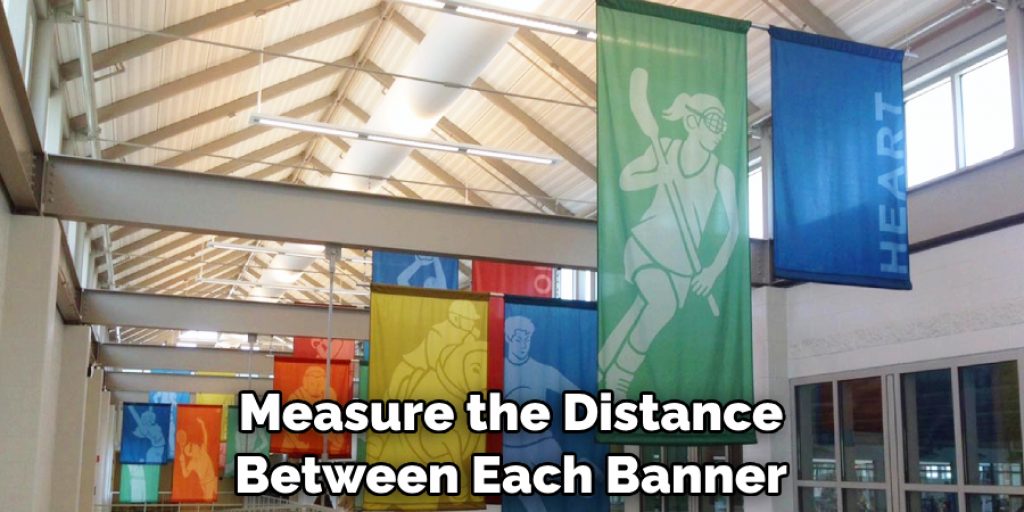 Measure the Distance Between Each Banner