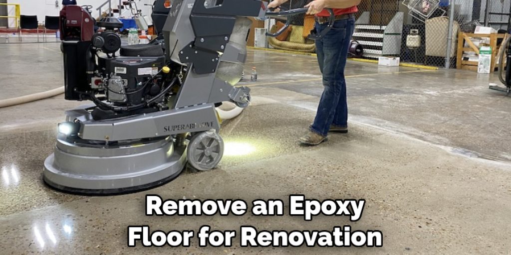 Remove an Epoxy Floor for Renovation