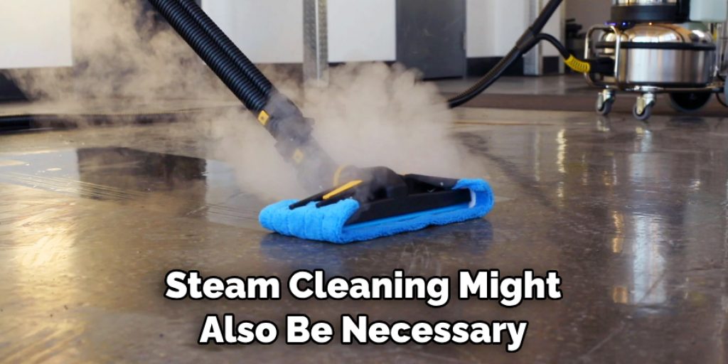 Steam Cleaning Might Also Be Necessary