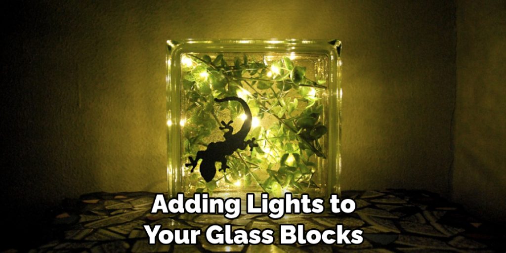 Adding Lights to Your Glass Blocks