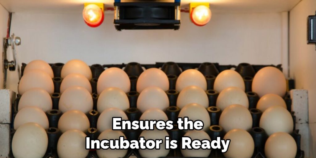 Ensures the Incubator is Ready