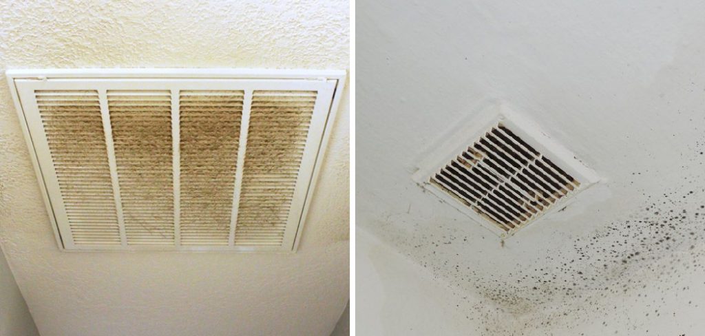 How to Clean Ceiling around Vents