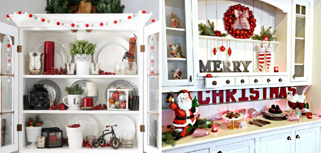 How to Decorate a Hutch for Christmas