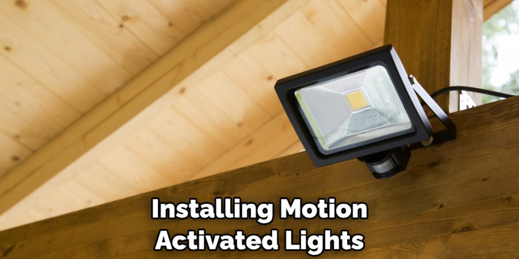 Installing Motion Activated Lights