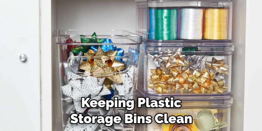Keeping Plastic Storage Bins Clean