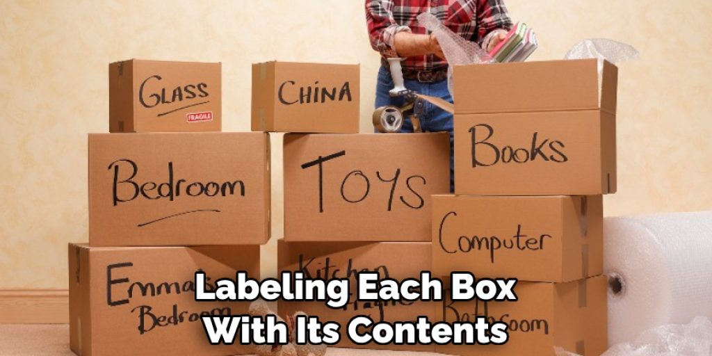 Labeling Each Box With Its Contents