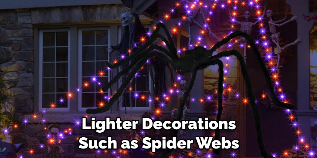 Lighter Decorations Such as Spider Webs