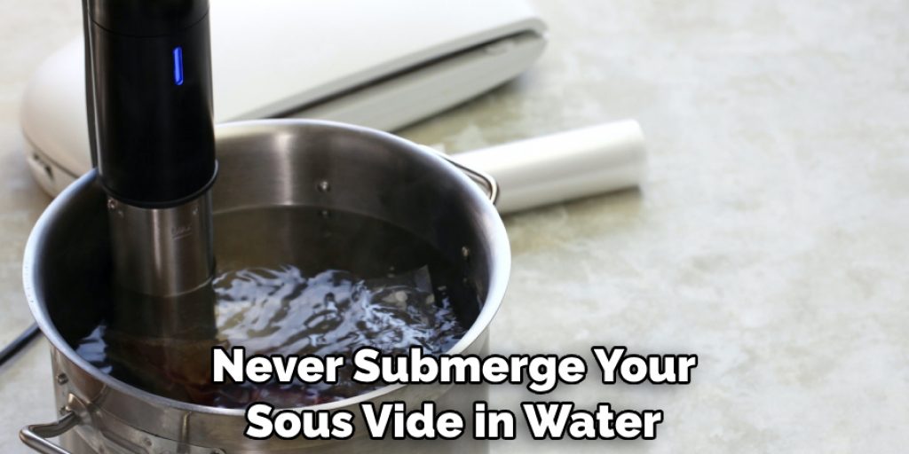 Never Submerge Your Sous Vide in Water