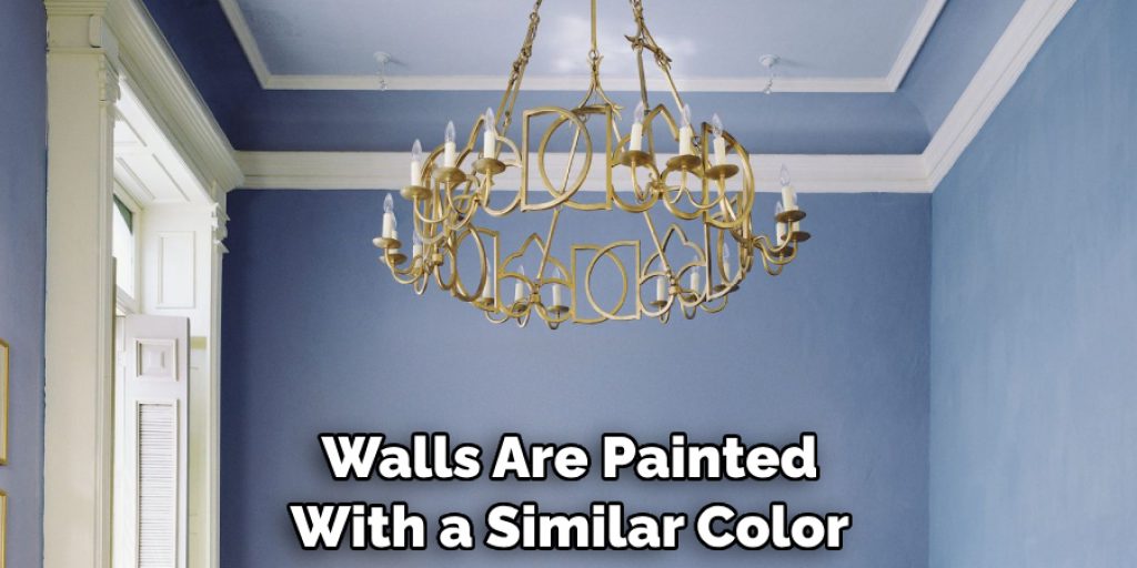 Walls Are Painted With a Similar Color