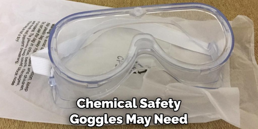 Chemical Safety Goggles May Need