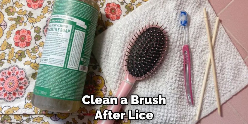 Clean a Brush After Lice