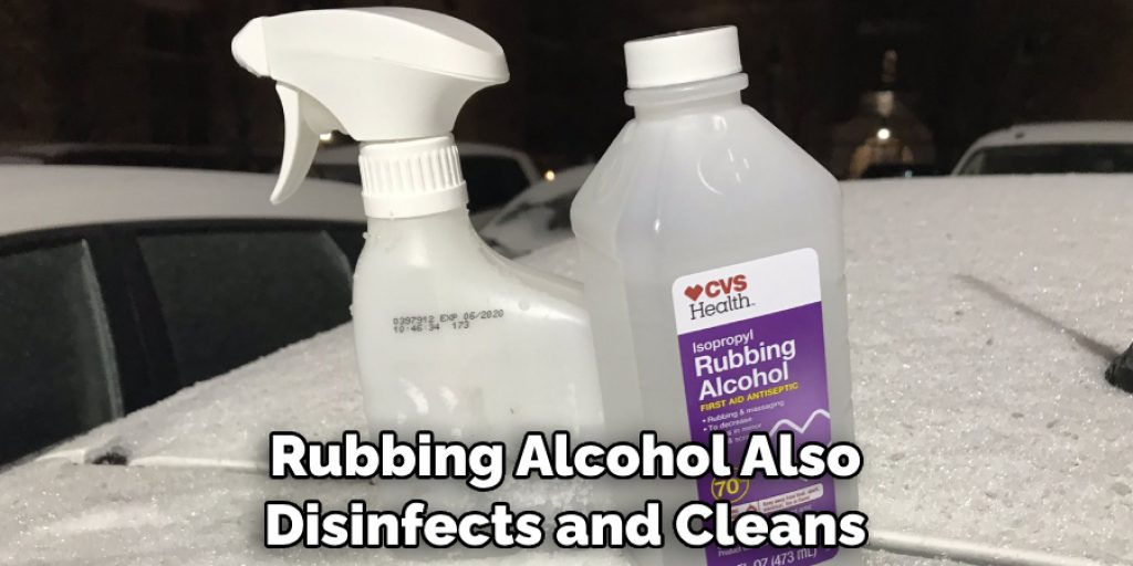 Rubbing Alcohol Also Disinfects and Cleans