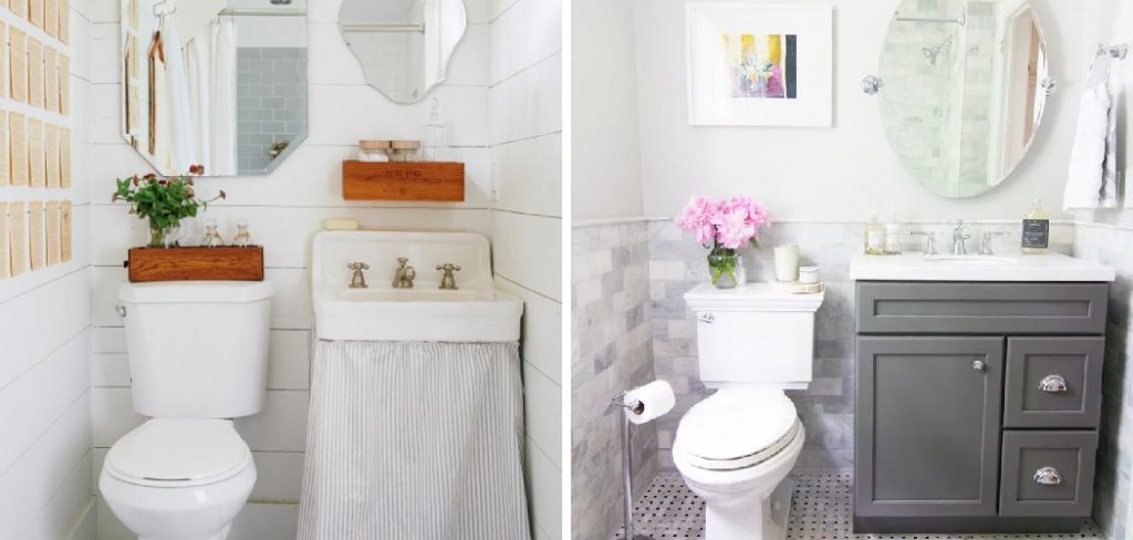 How to Decorate Back of Toilet