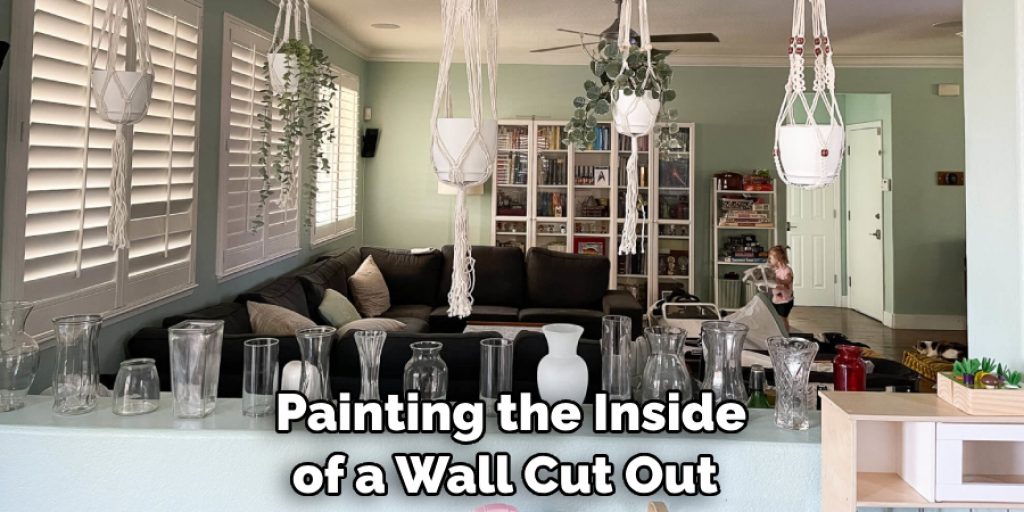 Painting the Inside of a Wall Cut Out 