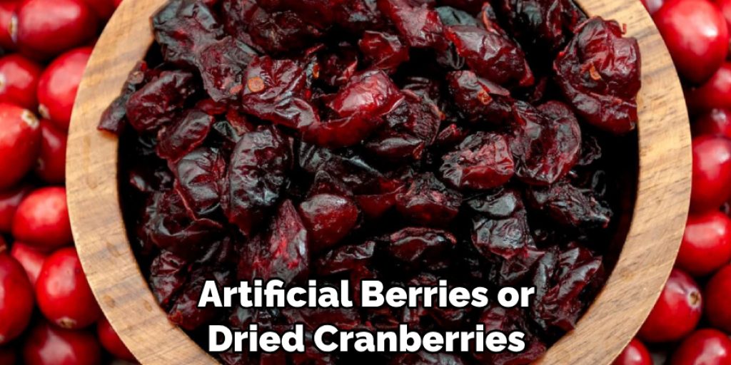 Artificial Berries or Dried Cranberries