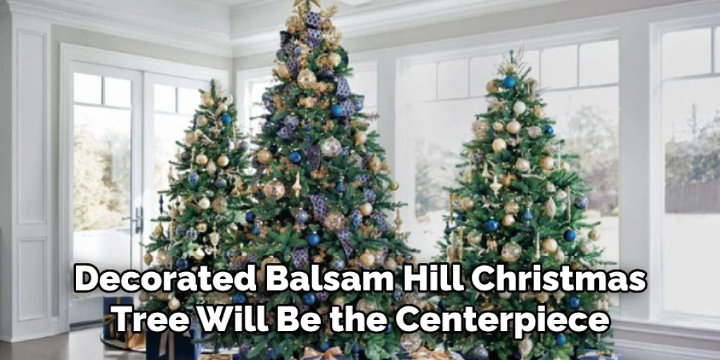 Decorated Balsam Hill Christmas Tree Will Be the Centerpiece