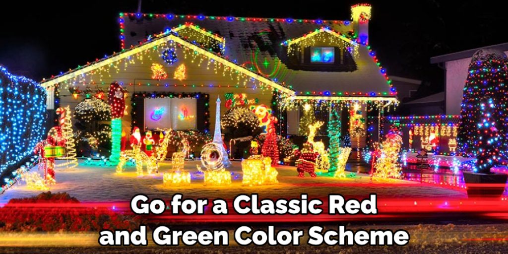 Go for a Classic Red and Green Color Scheme