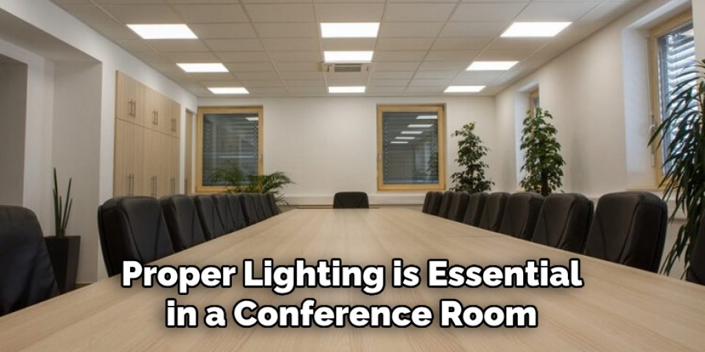 Proper Lighting is Essential in a Conference Room