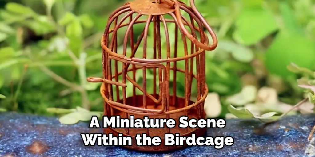 A Miniature Scene Within the Birdcage