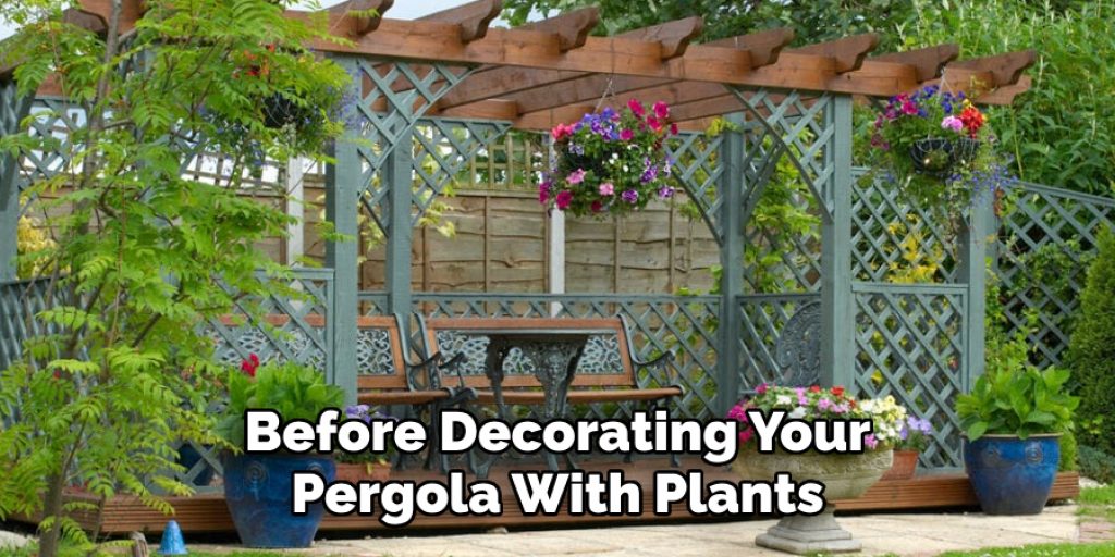 Before Decorating Your Pergola With Plants