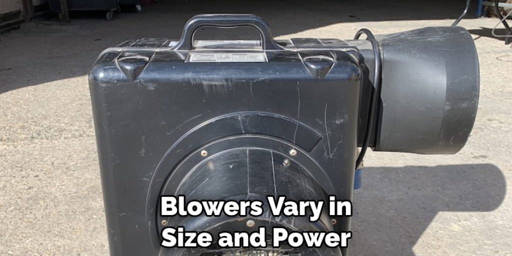 Blowers Vary in Size and Power