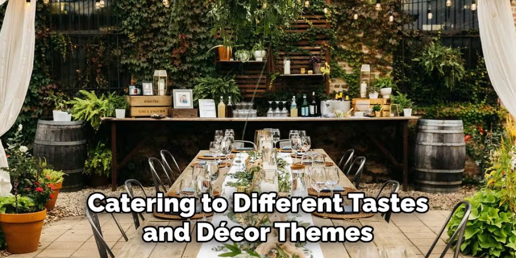 Catering to Different Tastes and Décor Themes