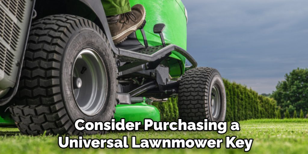  Consider Purchasing a Universal Lawnmower Key