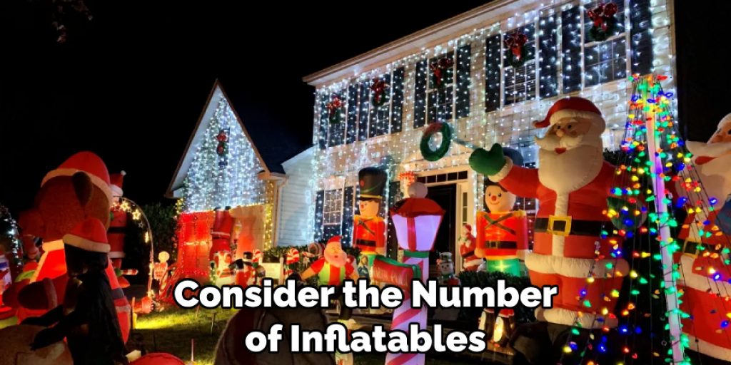 Consider the Number of Inflatables