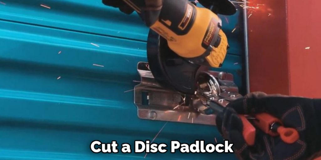 Cut a Disc Padlock