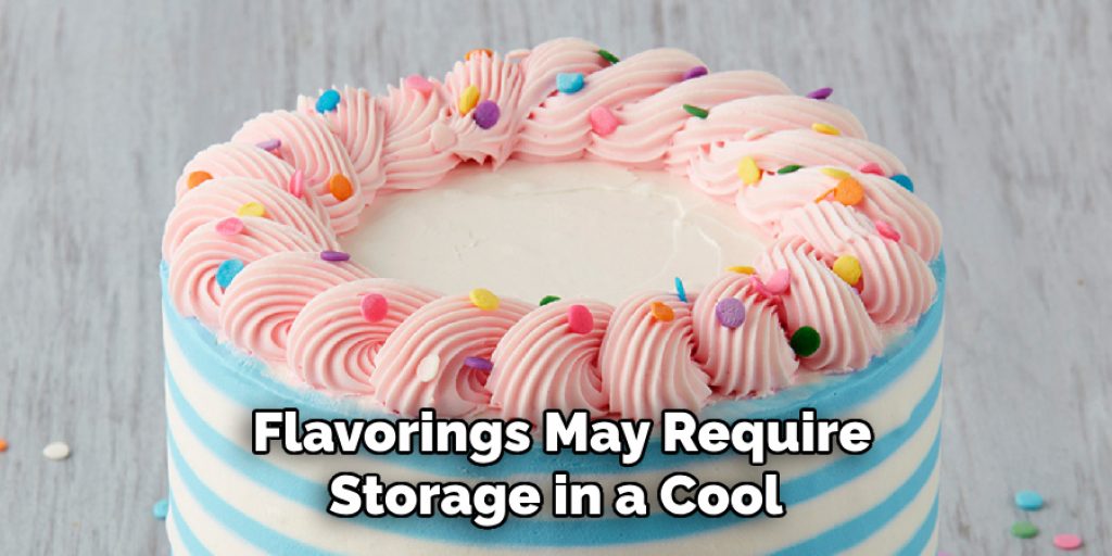 Flavorings May Require Storage in a Cool