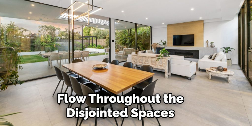 Flow Throughout the Disjointed Spaces