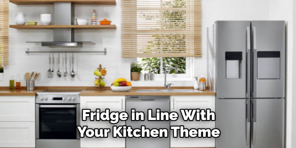 Fridge in Line With Your Kitchen Theme