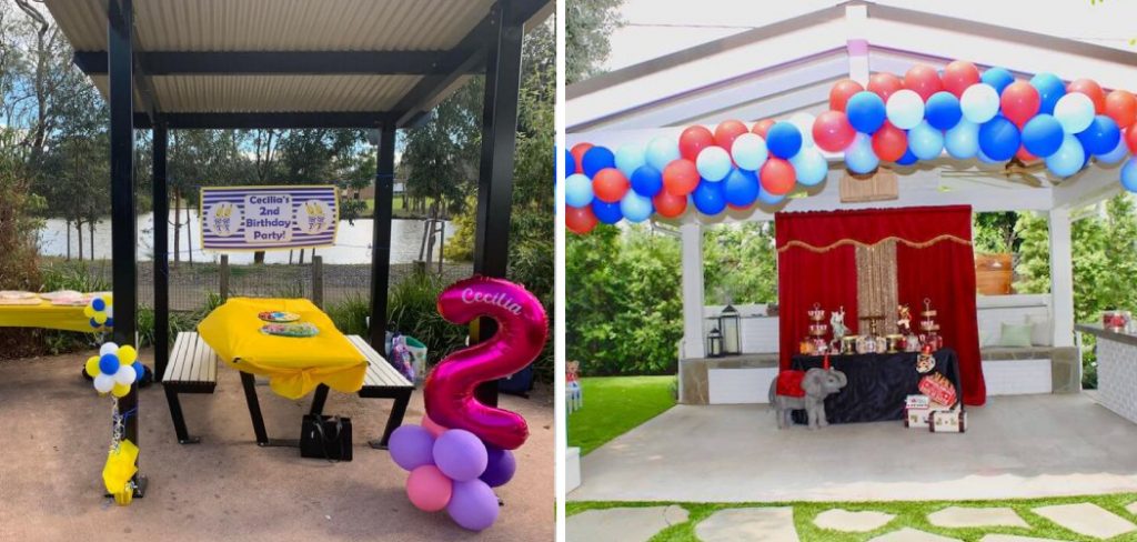 How to Decorate a Pavilion for Birthday Party