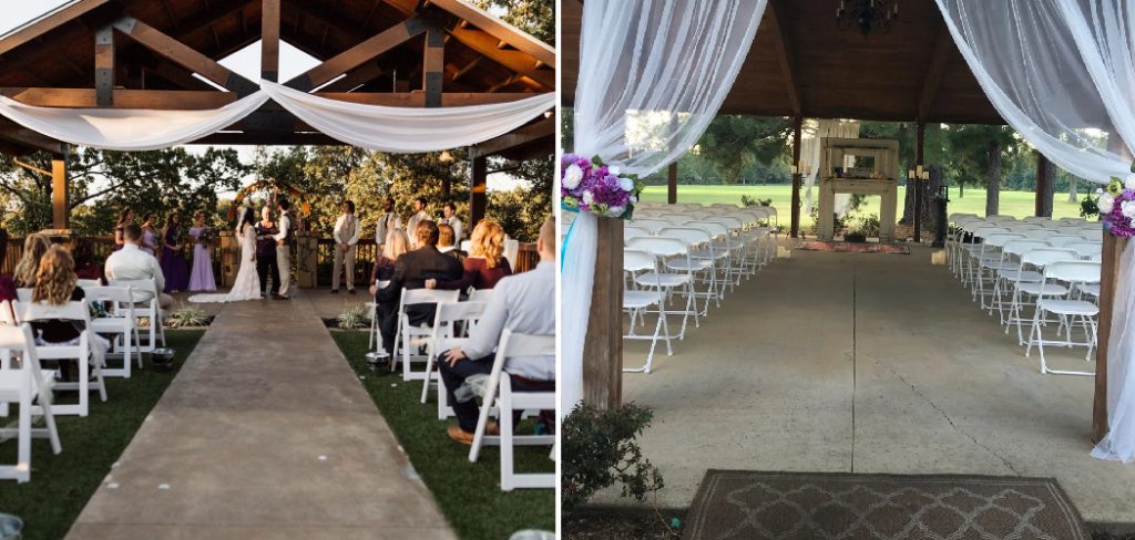 How to Decorate a Pavilion for a Wedding