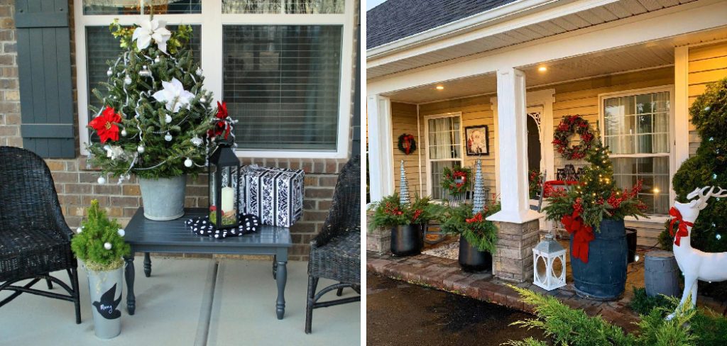 How to Keep Porch Decorations From Blowing Over