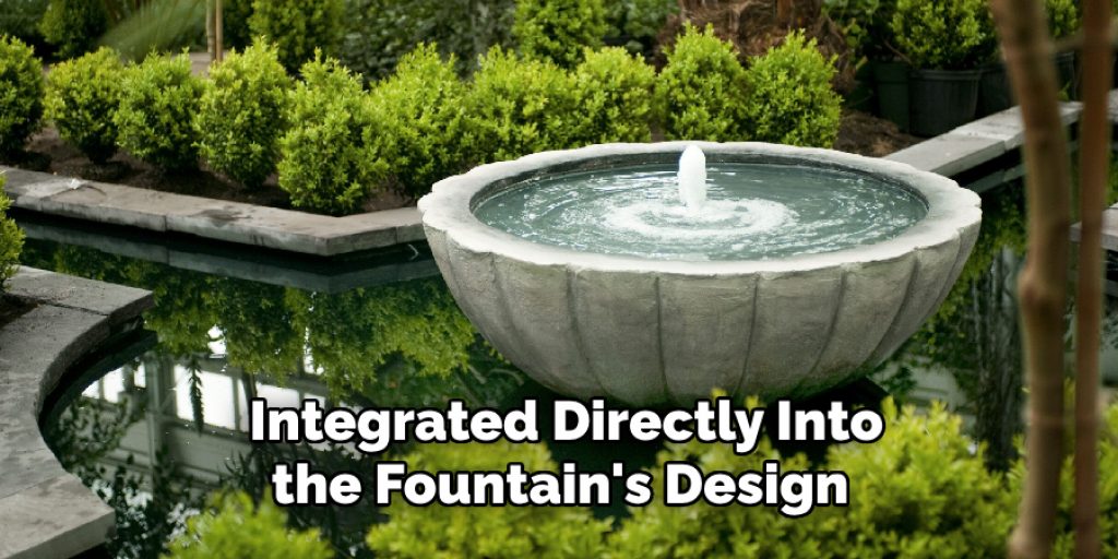 Integrated Directly Into the Fountain's Design