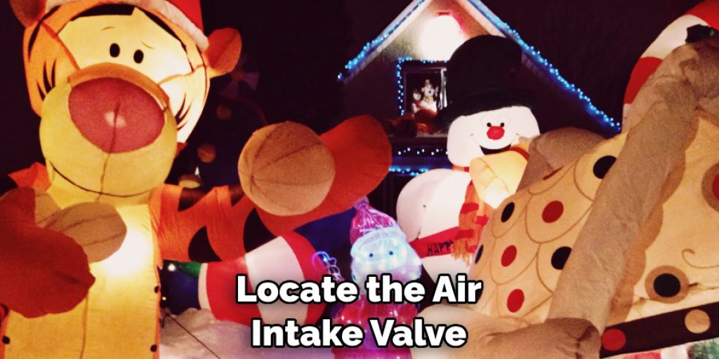 Locate the Air Intake Valve