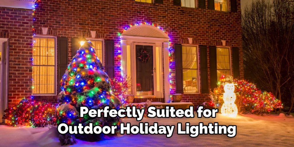 Perfectly Suited for Outdoor Holiday Lighting