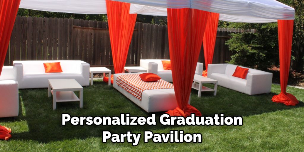 Personalized Graduation Party Pavilion