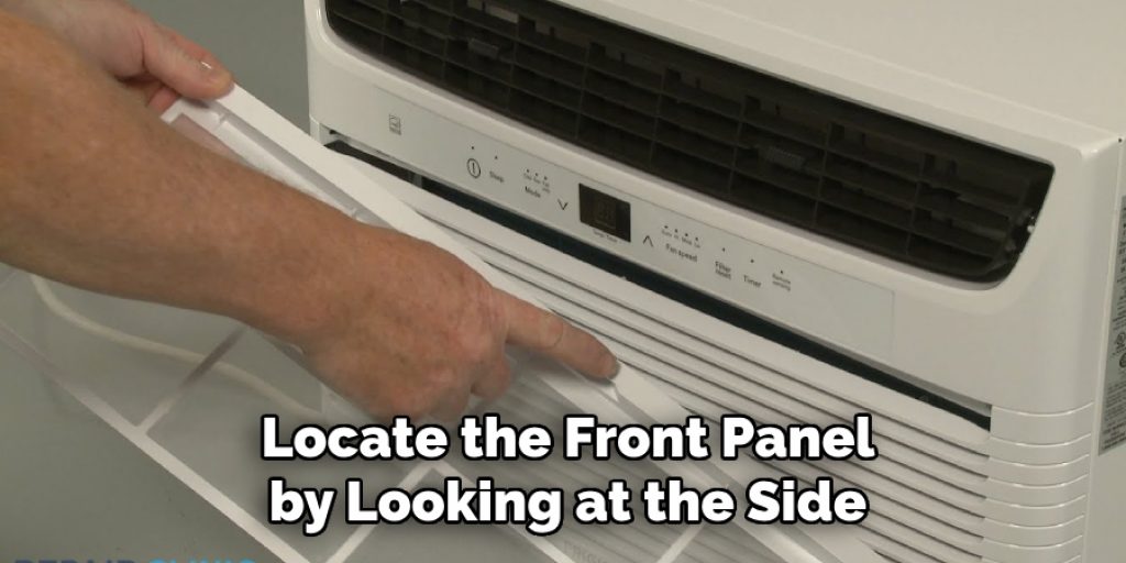 Locate the Front Panel by Looking at the Side