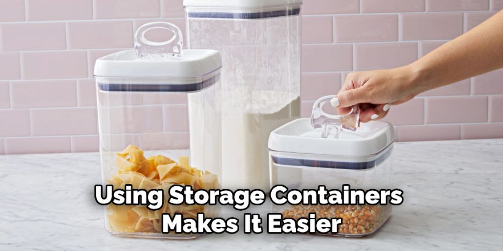 Using Storage Containers Makes It Easier