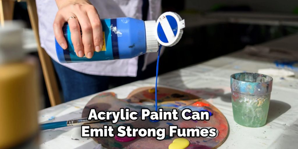 Acrylic Paint Can Emit Strong Fumes