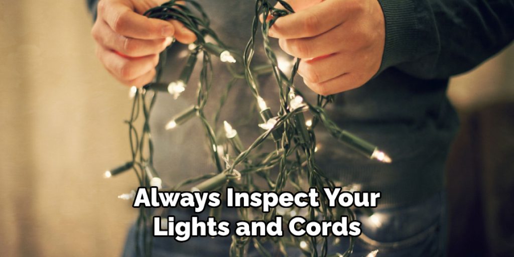 Always Inspect Your Lights and Cords