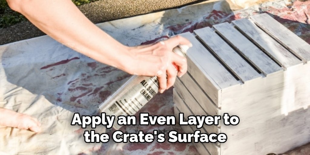 Apply an Even Layer to the Crate's Surface